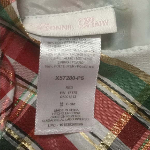 ⭐️ BONNIE BABY ⭐️ GIRLS SEASONAL PARTY DRESS - Picture 3 of 3